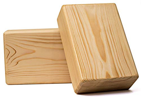 FITSY Wooden Yoga Block Bricks