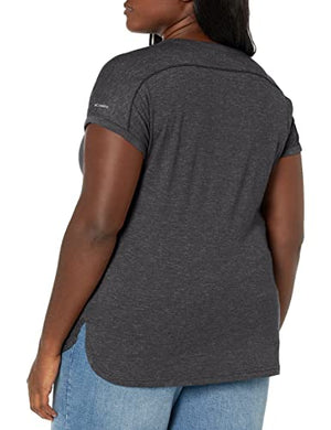 Columbia Women's Pilsner Peak Tee, Black, Large