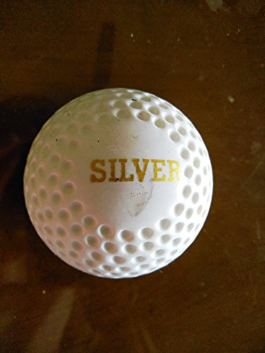 CE Rhino EVA Dimple Silver Hockey Turf Ball-White (Pack of 2 ) - Full Size