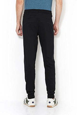 Image of Van Heusen Athleisure Men's Regular Fit Trackpants (50044_BLACK_M_Black_Medium)