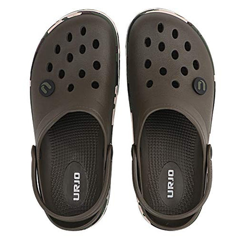 URJO Olive Clogs-8 UK (42 EU) (Men_CAMO)