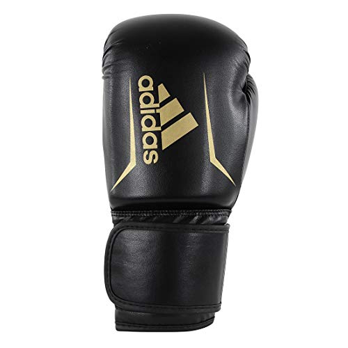 adidas Speed 50 Boxing Gloves (Black, 12oz)