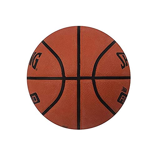 Spalding Rebound Rubber Basketball (Color: Orange, Size: 6