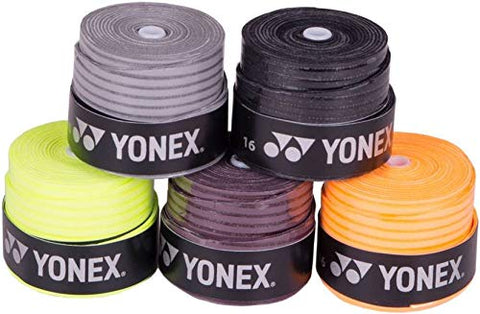 Image of Yonex Etech 903 Pack of 5 Badminton Grips+Yonex Nanoray Light 18i Graphite Badminton Racquet with Free Full Cover (77 Grams, 30 lbs Tension)