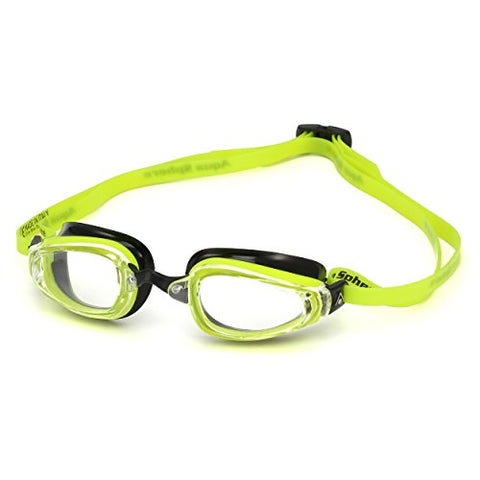 Image of MP Michael Phelps K180 Goggle Clear Lens Yellow/Black