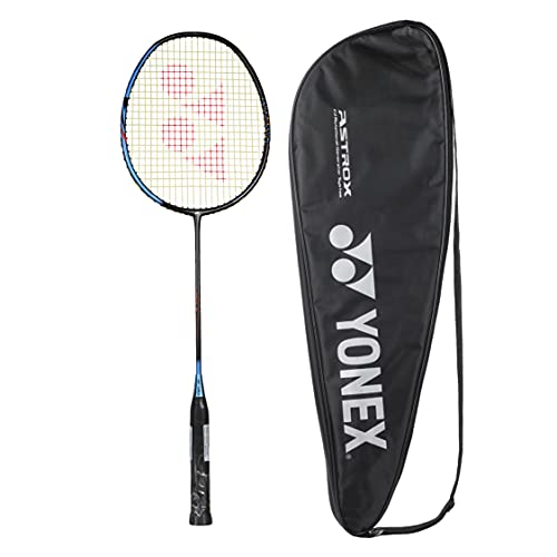 YONEX Graphite Badminton Racquet (Smash Black Ice Blue , G4, 73 Grams, 28 Lbs Tension)