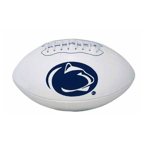 Rawlings Official NCAA Signature Series Full Size Leather Football with Sharpie Autograph Pen, Pennsylvania State Nittany Lions