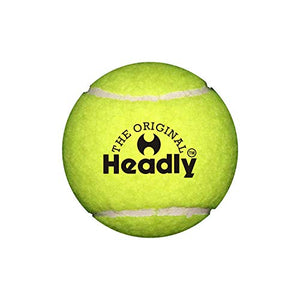 Headly Heavy Yellow Cricket Tennis Ball, Rubber, Green