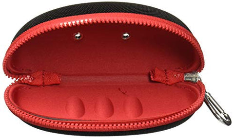 Image of Speedo Team Goggle Case, Black/Red