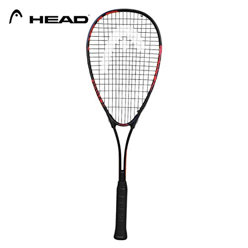 HEAD Aluminum Cyber Edge Squash Racquet | Ideal for Men Women (Red)