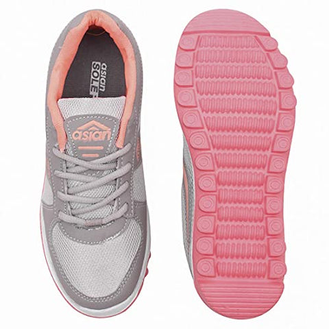 Image of ASIAN Women's Cute Peach Running Shoes,Walking Shoes UK-7