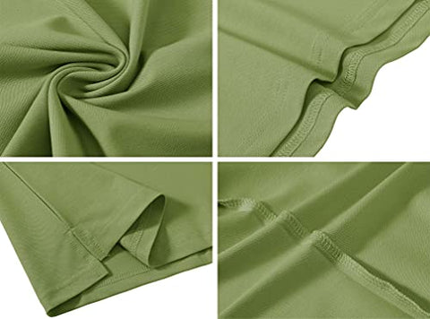 Image of MoFiz Women's Tennis Shirt Sleeveless Golf Polo Shirt Sport Active T-Shirt Athletic Tee, Avocado Green, X-Large