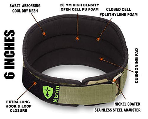 Image of XTRIM Men's Gym Belt (Grey, XL)
