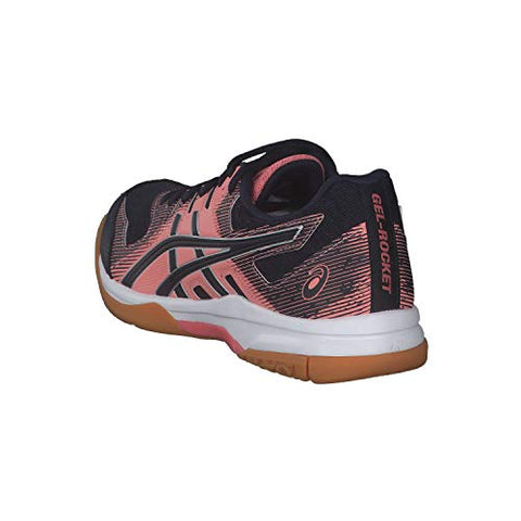 Image of ASICS Women's Gel-Rocket 9 Guava/Midnight Indoor Court Shoes-8 UK (42 EU) (10 US) (1072A034)