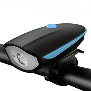 RYLAN USB Rechargeable Bike Horn and Light 140 DB with Light 3 Modes Super Bright 250 Lumens (Black)