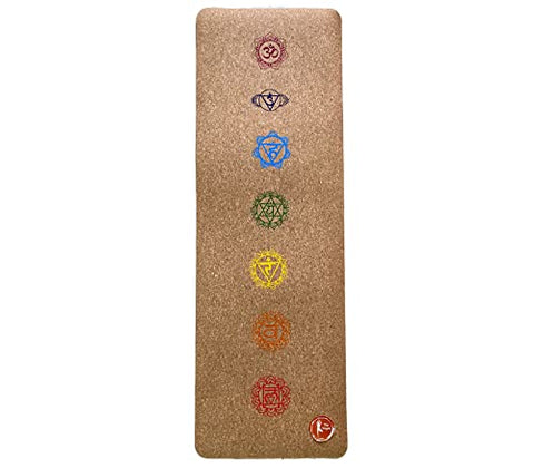 Image of The Yogis™️ Cork Yoga Mat for Men and Women [[ 5mm ]] Free Yoga Mat Belt