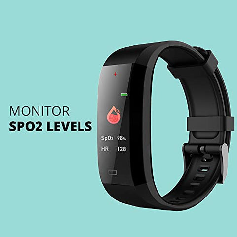 Image of GOQii Vital 4.0 SpO2, Body Temperature and Blood Pressure Tracker with 3 Months Personal Coaching+ Smart Skip with 3 Months Personal Coaching