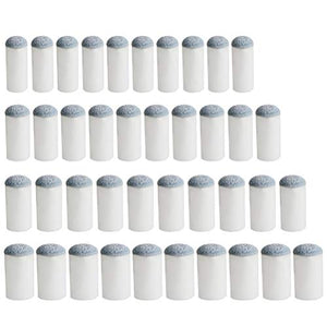 pengxiaomei 40pcs Slip On Pool Cue Tips Replacement Billiard Cue Tips 4 Sizes Slip-On Cue Tip(9mm/10mm/12mm/13mm, Each Size 10pcs)