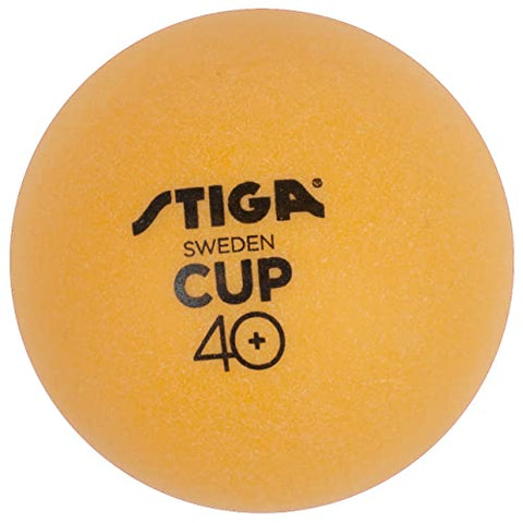 Image of Stiga Cup Table Tennis Ball, Pack of 6 (Orange)