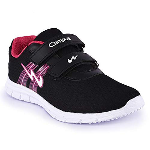 Image of Campus Women's Black Running Shoes-6 UK/India (39 EU) (Perry)