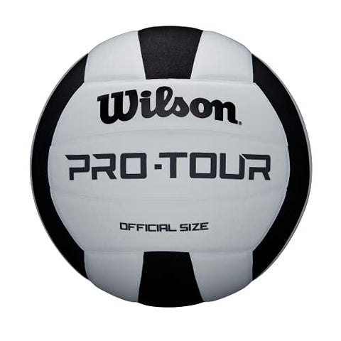 Image of Wilson Pro Tour Indoor Volleyball - Black/White