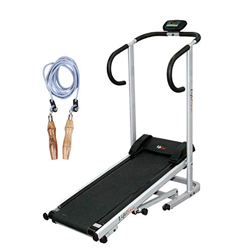 Lifeline Exercise Treadmill Machine for Weight Loss at Home Bundles with Skipping Rope 910