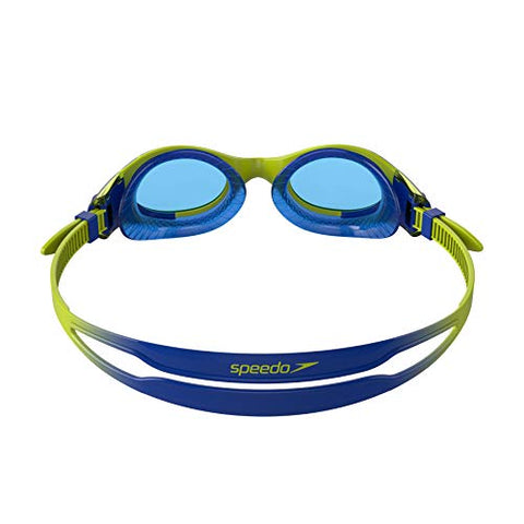 Image of Speedo 811595C585 Futura Biofuse Flexiseal Goggles, Free Size (Green/Blue)