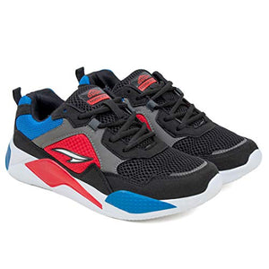 ASIAN Sneaker-03 Black Running Shoes,Sports Shoes,Stylish Casual Sneakers,Walking, Gym, Trekking, Hiking & Party for Men UK-9