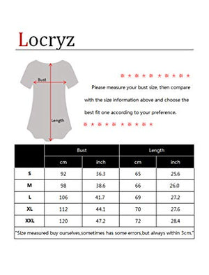 Locryz Women's Summer V Neck Raglan Short Sleeve Shirts Casual Blouses Baseball Tshirts Top (XL, Purple)