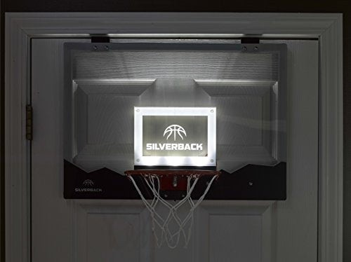 Silverback LED Mini Basketball Hoop Set, 23"