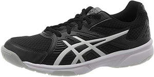 ASICS Men's Upcourt 3 Black/Pure Silver Badminton Shoe-7 Kids UK (1071A019-005)