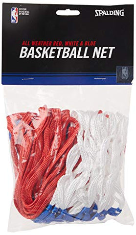 Image of Spalding Pro-Shot Basketball Net, Blue-Red-White