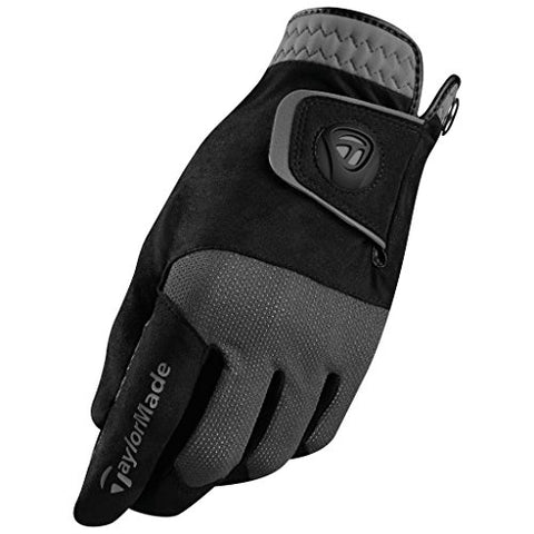 Image of TaylorMade Rain Control Glove (Black/Gray, XX-Large), Black/Gray(XX-Large, Pair)