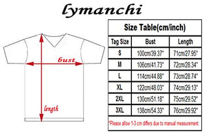 lymanchi V Neck Tunic Tops for Women Short Sleeve Pocket Casual Baggy Tee Shirt 197 Fuchsia S