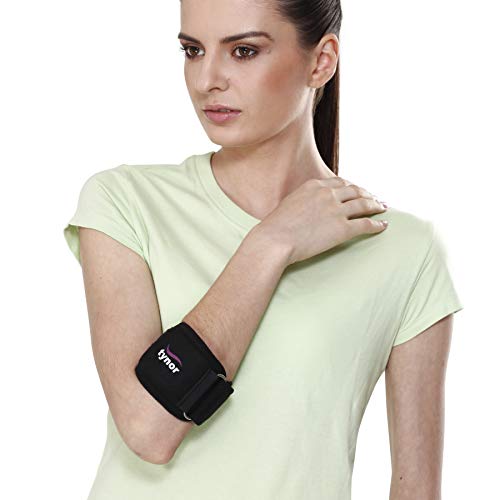 Tynor Wrist Brace With Thumb(Compression,Immobilization,Pain Relief)-Universal Size & Tynor Tennis Elbow Support(Pain Relief,Forearm,Elbow)-Medium