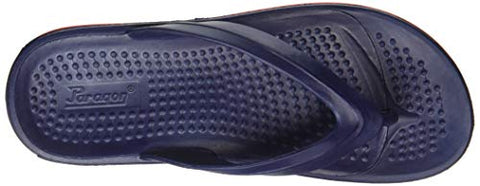 Image of PARAGON Men's Paralite Navy Blue-Orange Flip-Flops-10 UK