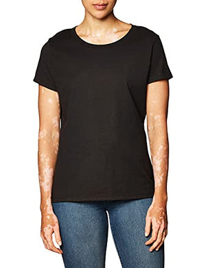 Hanes Classic-Fit Jersey Women's T-Shirt 4.5 oz (Pack of 1) Size:Medium Color:Black