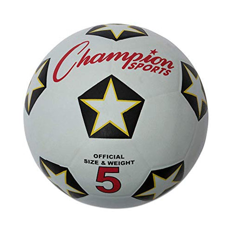 Image of Champion Sports Size 3 Rubber Cover Soccer Ball