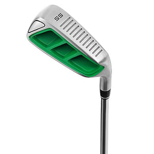 MAZEL Golf Pitching & Chipper Wedge,Right Handed,35,45,55 Degree Available for Men & Women (Right, Stainless Steel (Green Head), S, 55)