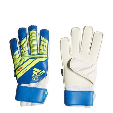Image of adidas Predatorator Top Training Fingersaver Goalkeeper Glove Football Blue/Bold Blue/Solar Yellow, 8