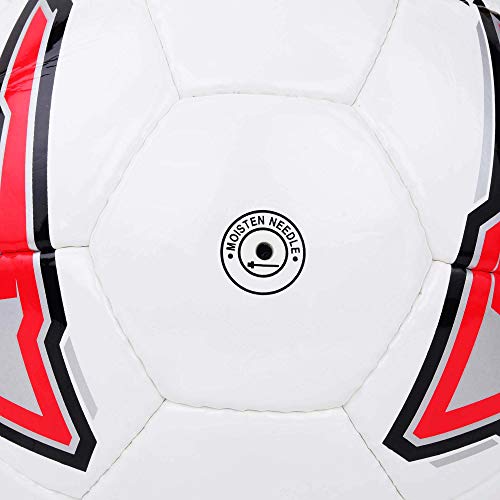 Cosco Torino PVC Football, Size 5, (Red/White/Black)