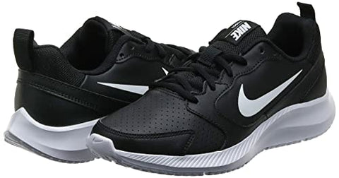 Image of Nike Women's WMNS Todos Black/White Leather Running Shoes-4 UK (6 US) (BQ3201-001)