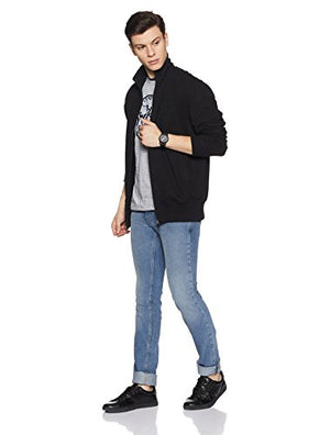 Jockey Men's Track Jacket (2730-0103-BLACK_Small)