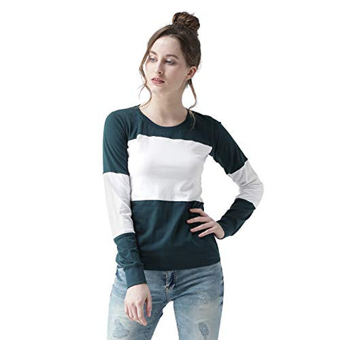 Image of THE DRY STATE Women's Slim Fit T-Shirt (G2991_Multi-Coloured_Small)