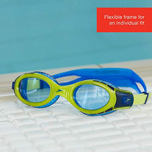 Speedo 811595C585 Futura Biofuse Flexiseal Goggles, Free Size (Green/Blue)