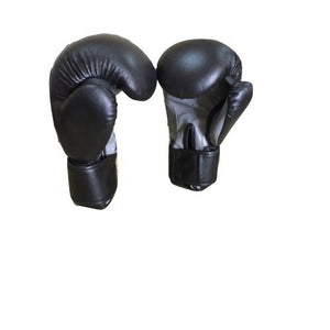 Le Buckle Tournament Gloves, 12oz (Black and Grey)