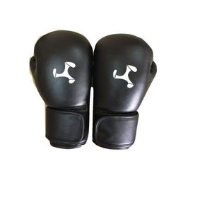 Le Buckle Tournament Gloves, 12oz (Black and Grey)