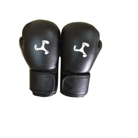 Image of Le Buckle Tournament Gloves, 12oz (Black and Grey)
