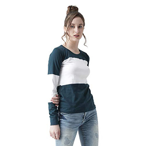 Image of THE DRY STATE Women's Slim Fit T-Shirt (G2991_Multi-Coloured_Small)