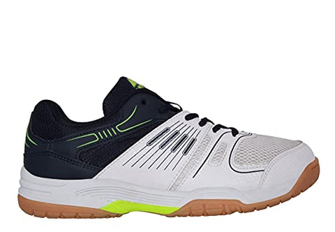 Image of Nivia Men's 147NB05 Polyester Gel Verdict Badminton Shoes (Navy Blue, Size 8)